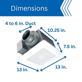 Foto 7 | Ventilador Panasonic Fv-0511vqc1 Whispersense Dc 50-80-110 Cfm Blanco - Venta Internacional.