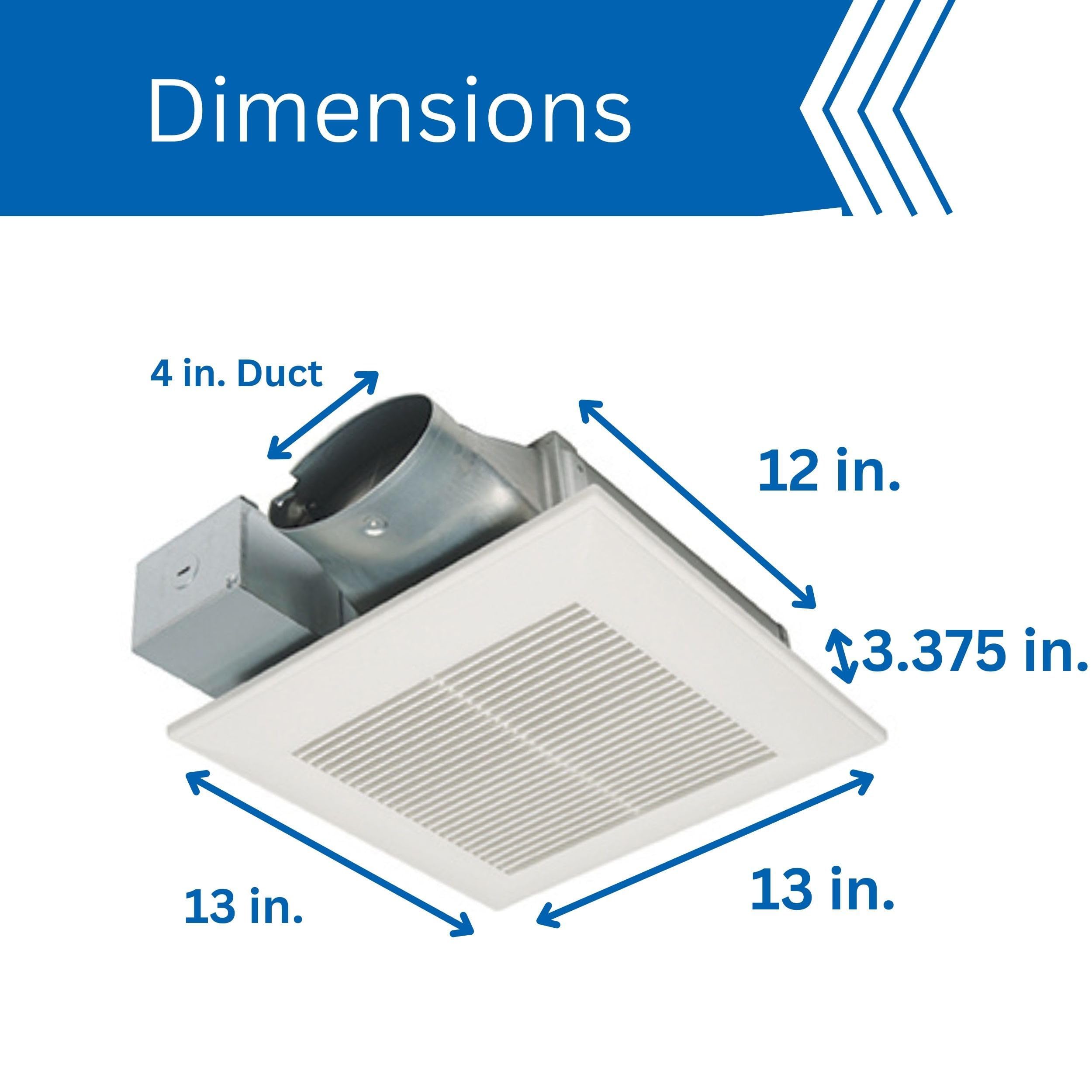 Foto 7 pulgar | Ventilador Panasonic Fv-0810vss1 Whispervalue Dc 80/100cfm - Venta Internacional.