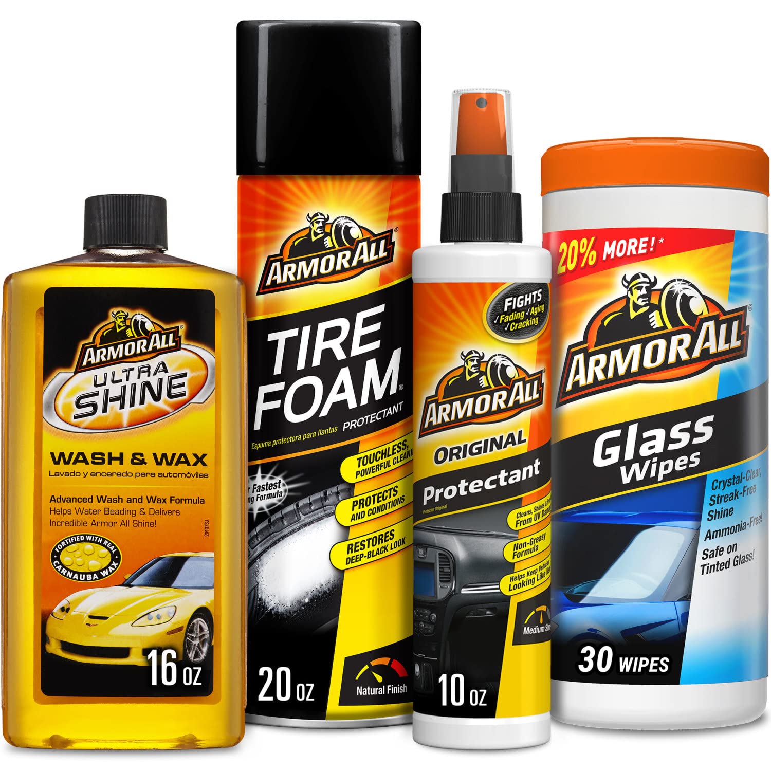 Foto 1 | Kit De Lavado Y Limpieza De Autos Armor All Con Toallitas Para Vidrio - Venta Internacional.