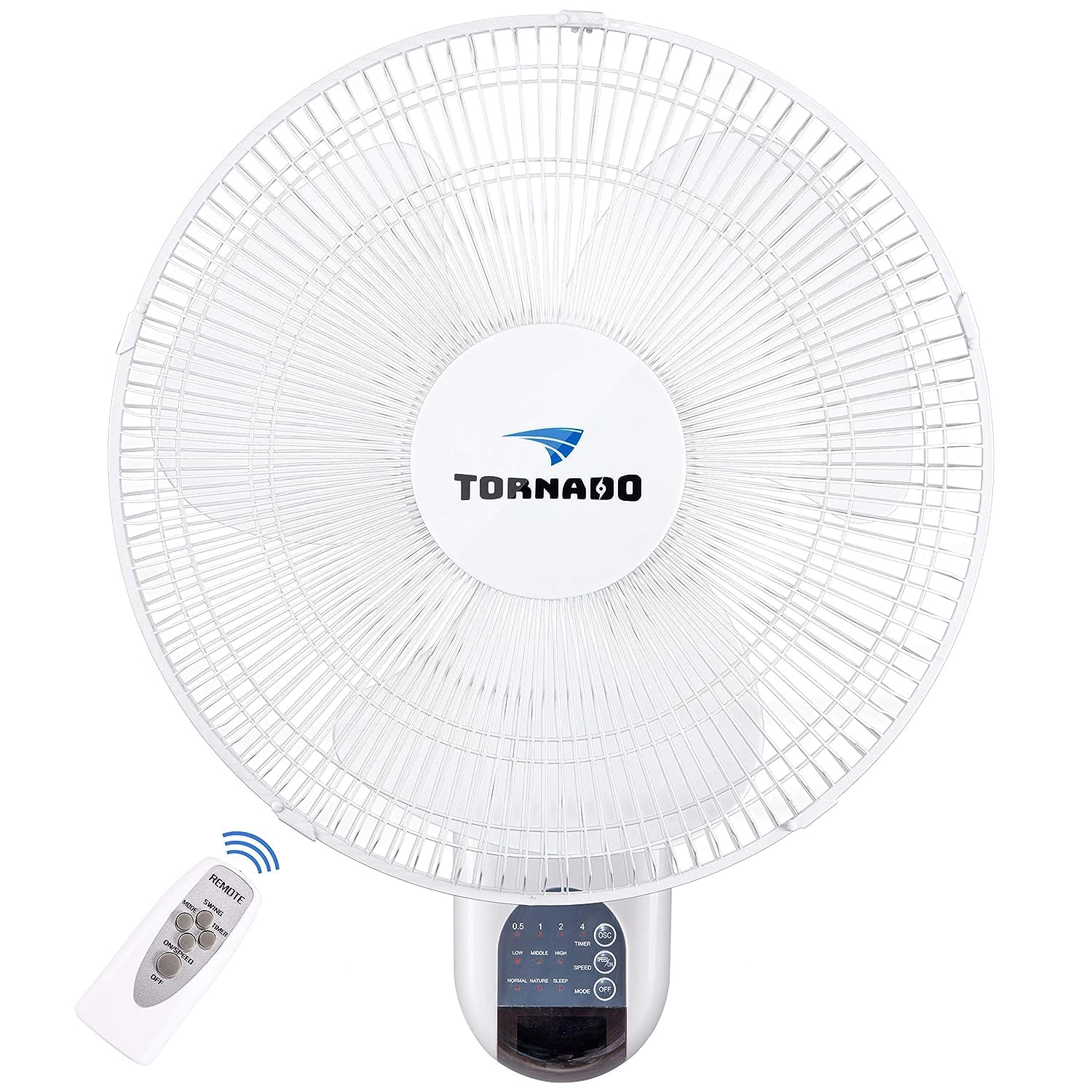 Foto 2 pulgar | Ventilador De Pared Tornado Oscilante De 16 Pulgadas Con Control Remoto - Venta Internacional.