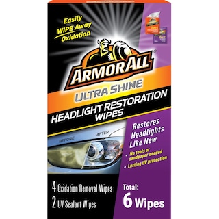 Foto 1 | Limpiador Armor Para Todos Los Faros De Coche, 6 Toallitas - Venta Internacional.