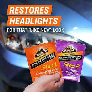Foto 3 | Limpiador Armor Para Todos Los Faros De Coche, 6 Toallitas - Venta Internacional.