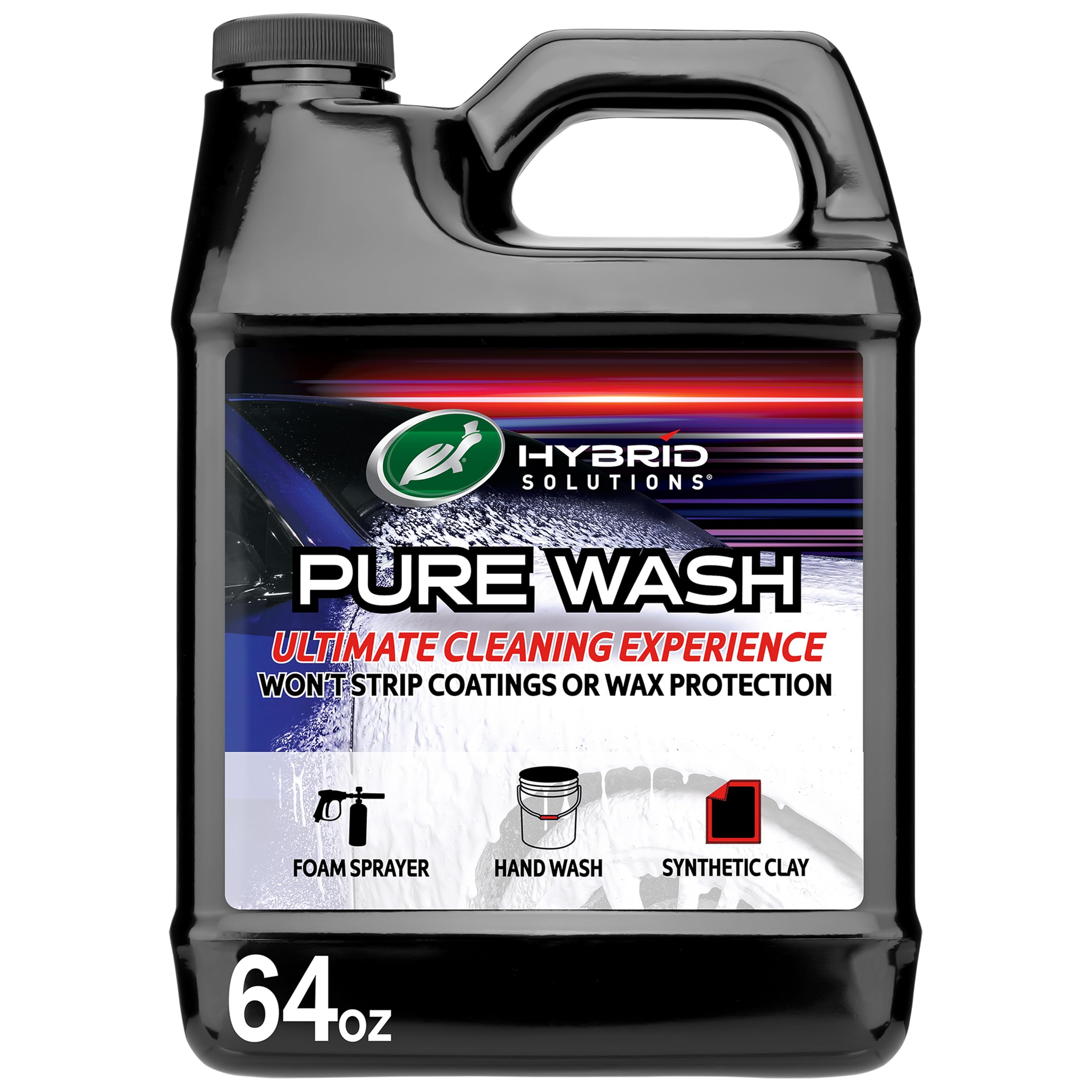 Jabón Para Lavado De Autos Turtle Wax Hybrid Solutions, 1,89 L, Ph Neutro - Venta Internacional.