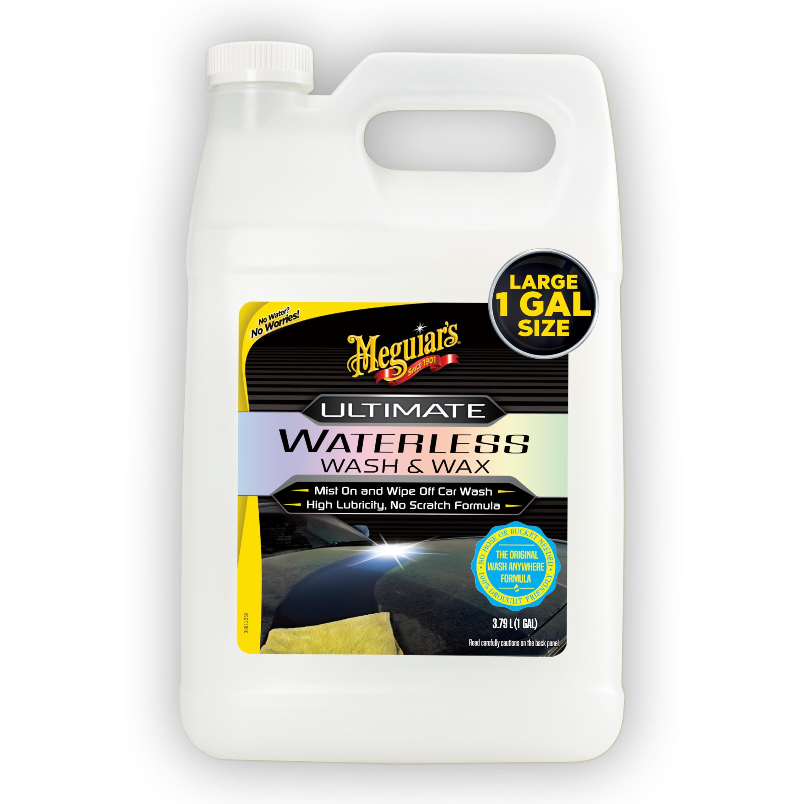 Jabón Y Cera Sin Agua Meguiar's Ultimate, 3,78 Litros - Venta Internacional.