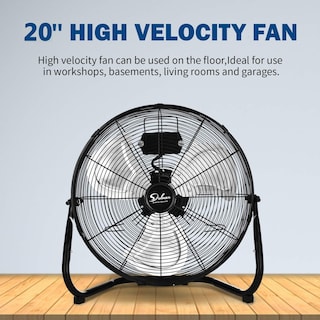 Foto 2 | Ventilador De Suelo Simple Deluxe, Metal De Alta Velocidad, 50 Cm, 3 Velocidades - Venta Internacional.