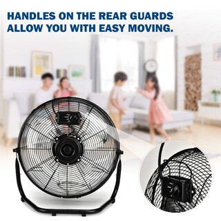 Foto 4 | Ventilador De Suelo Simple Deluxe, Metal De Alta Velocidad, 50 Cm, 3 Velocidades - Venta Internacional.