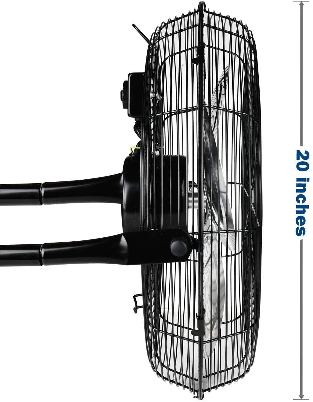 Foto 5 | Ventilador De Suelo Simple Deluxe, Metal De Alta Velocidad, 50 Cm, 3 Velocidades - Venta Internacional.