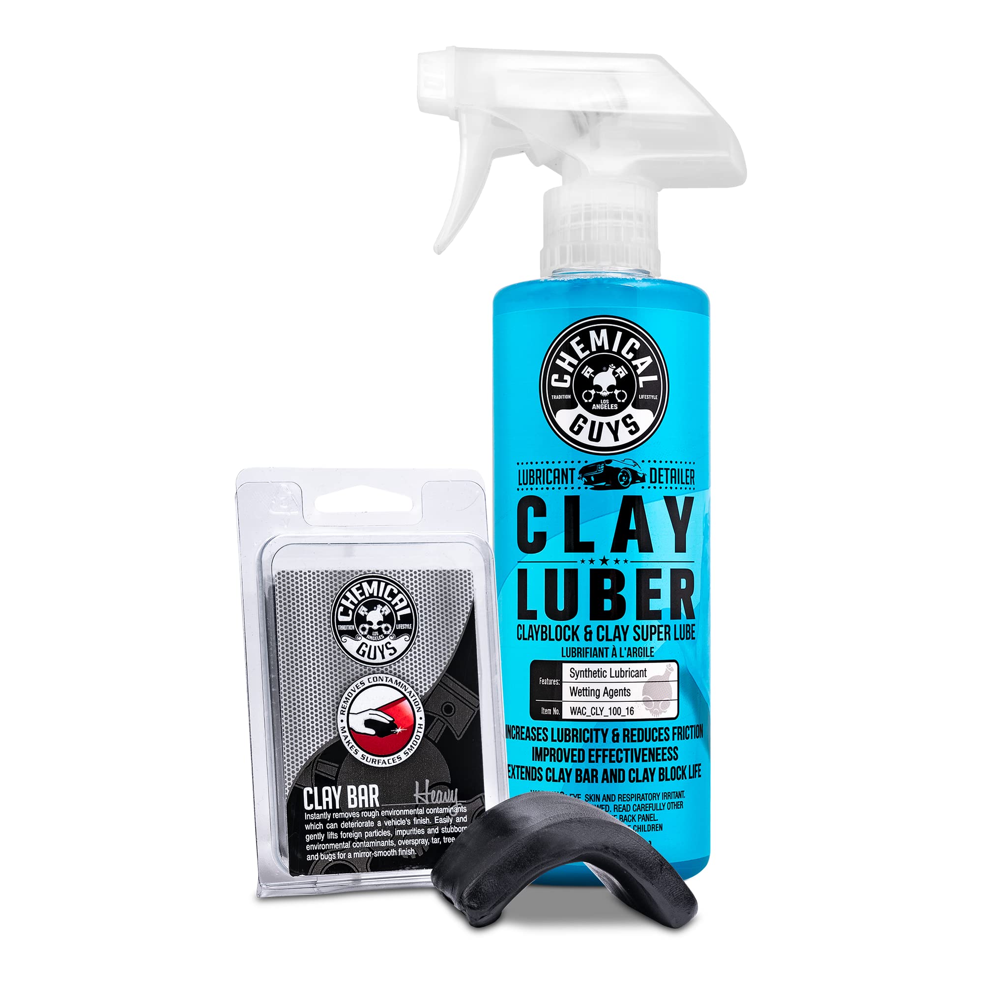 Kit De Barras De Arcilla Y Lubricantes Chemical Guys Heavy Duty, 473 Ml - Venta Internacional.