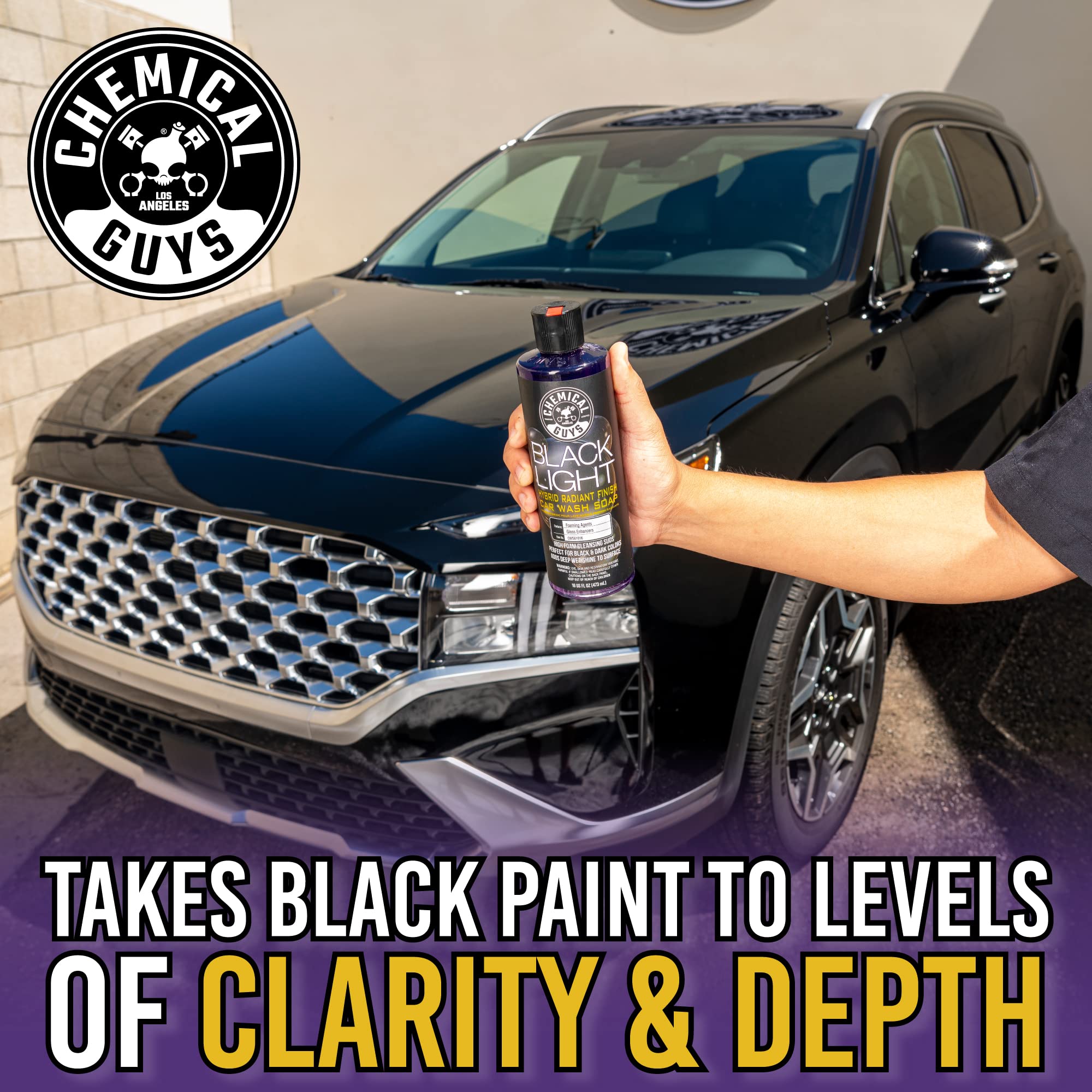 Foto 2 | Jabón Para Lavado De Autos Chemical Guys Black Light 1.9 L Black Cherry - Venta Internacional.
