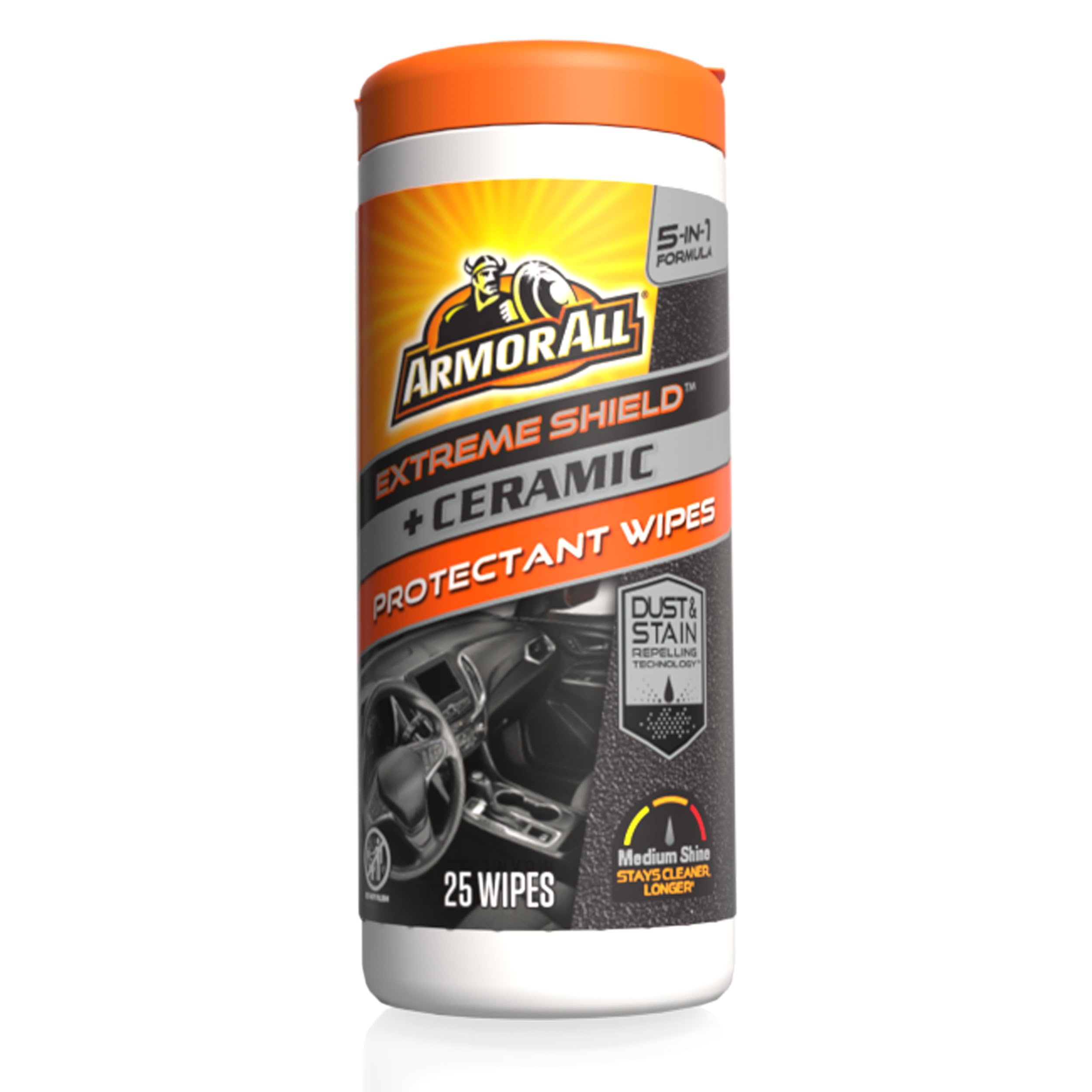 Foto 2 pulgar | Toallitas Limpiadoras Para Interiores De Automóviles Armor All Extreme Shield X25 - Venta Internacional.