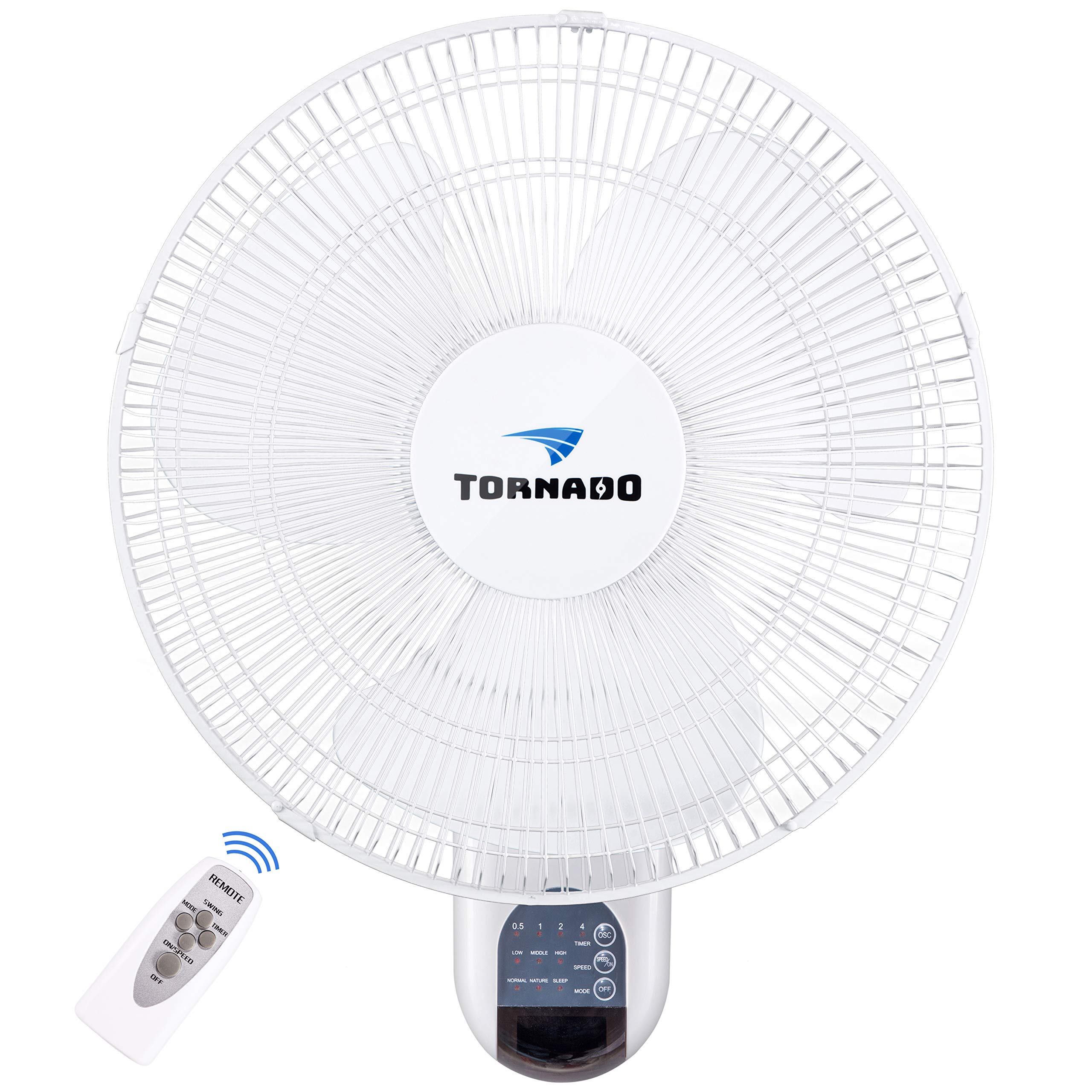 Foto 2 pulgar | Ventilador De Pared Tornado Oscilante De 16 Pulgadas Con Control Remoto - Venta Internacional.