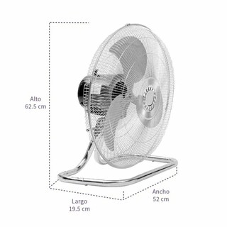 Foto 4 | Ventilador Pedestal Iusa 3 En 1 18'' 3 Posiciones Y 3 Velocidades