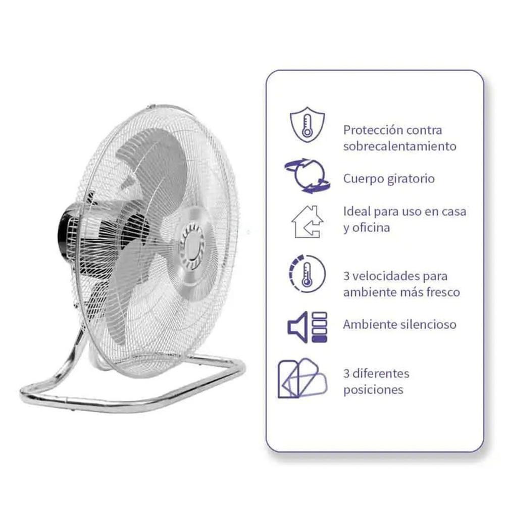 Foto 6 pulgar | Ventilador Pedestal Iusa 3 En 1 18'' 3 Posiciones Y 3 Velocidades