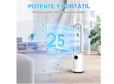 Foto 2 | Ventilador De Piso Xtellar Sin Aspas, Eléctrico, Elegante Y Potente, 50w