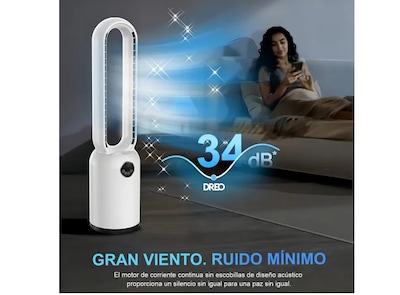 Foto 3 | Ventilador De Piso Xtellar Sin Aspas, Eléctrico, Elegante Y Potente, 50w