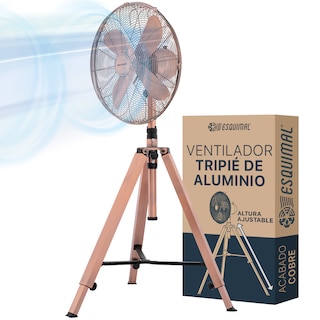 Foto 1 | Ventilador Con Tripié Esquimal, Aspas De Aluminio, Altura Ajustable, Oscilación 70°, 3 Velocidades