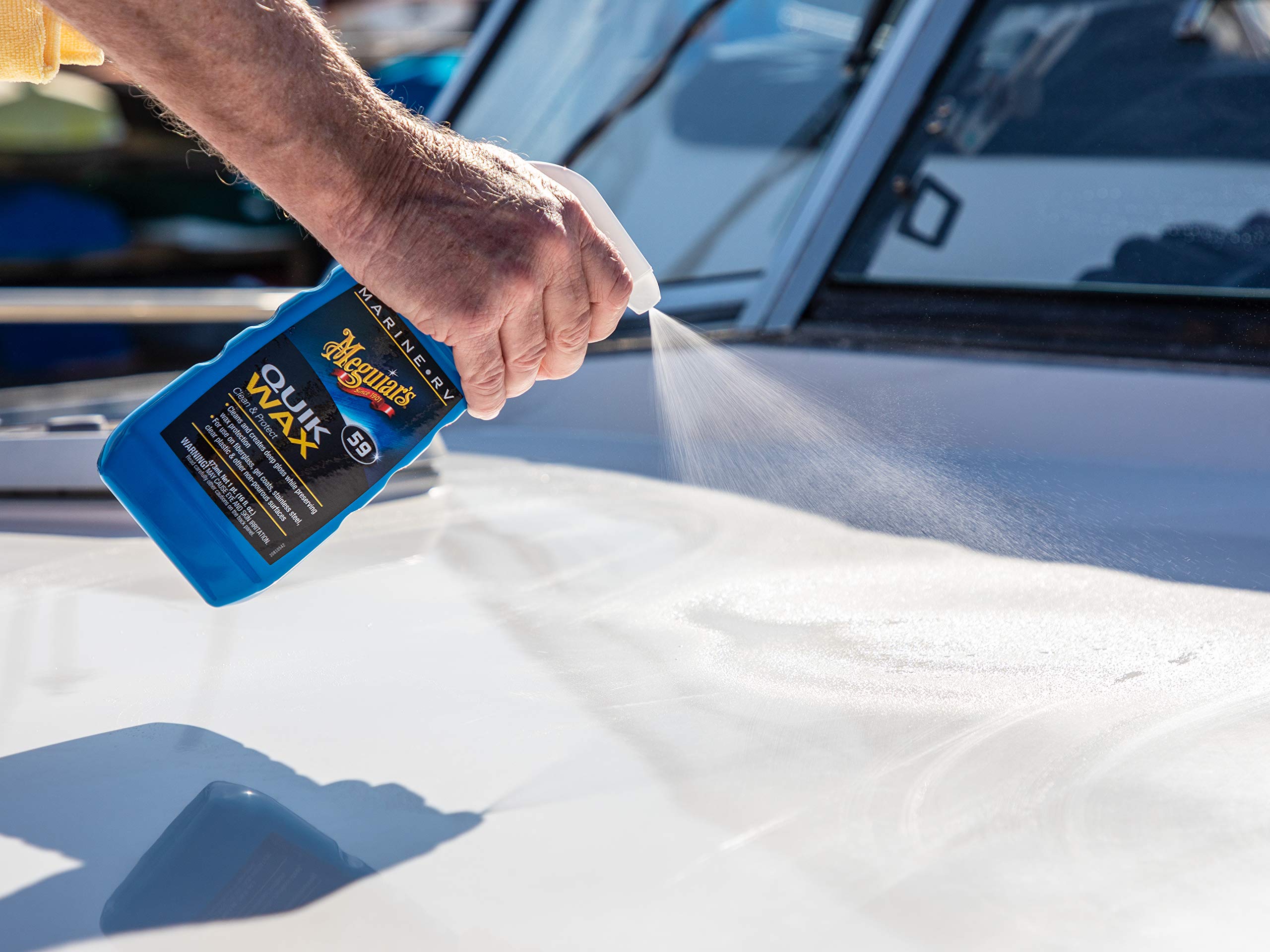Foto 5 pulgar | Cera En Aerosol Meguiar's M5916 Marine/rv Quik Wax 473 Ml - Venta Internacional.
