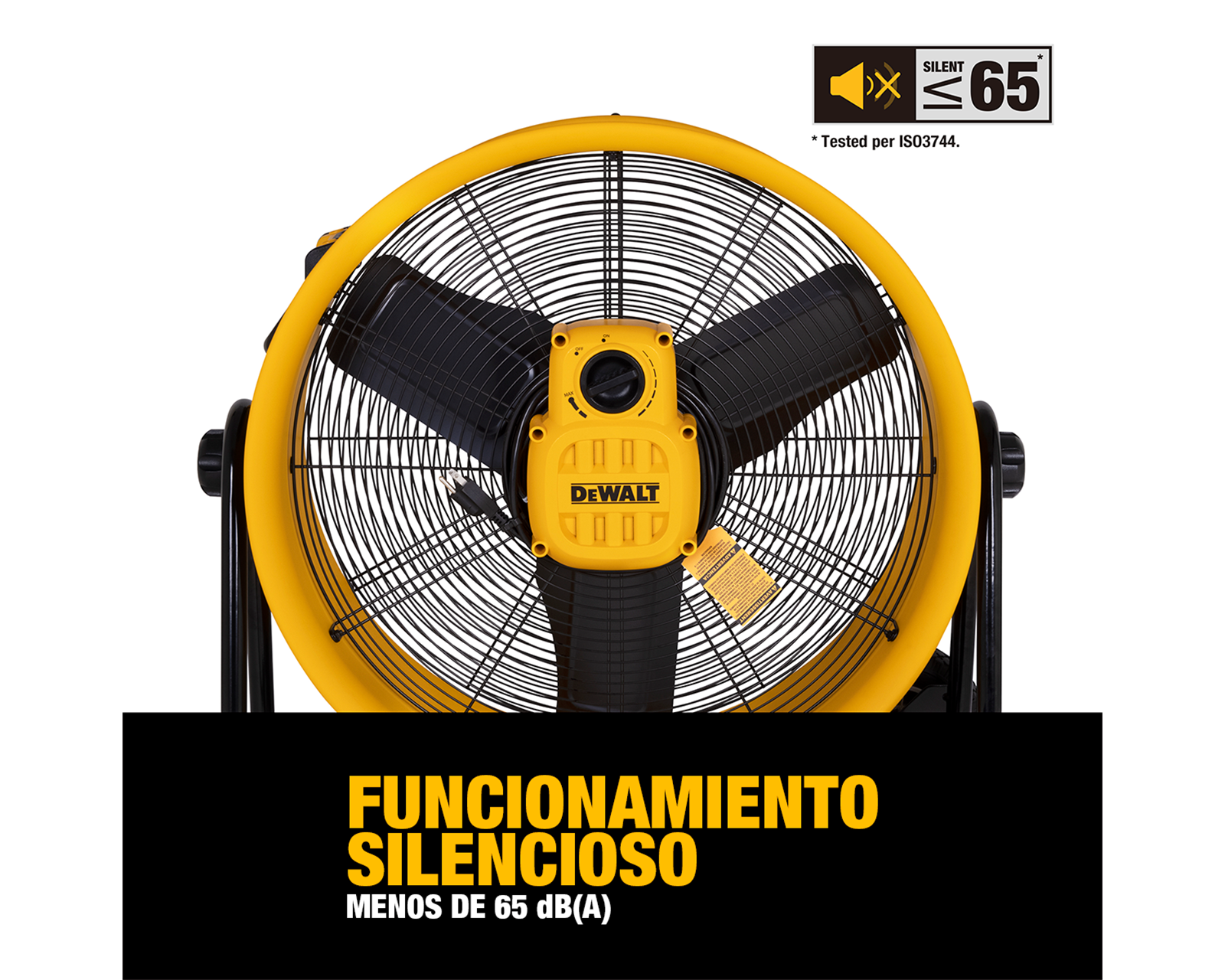 Foto 4 pulgar | Ventilador Industrial Silencioso Dewalt Dxf2491 24'' 120 V