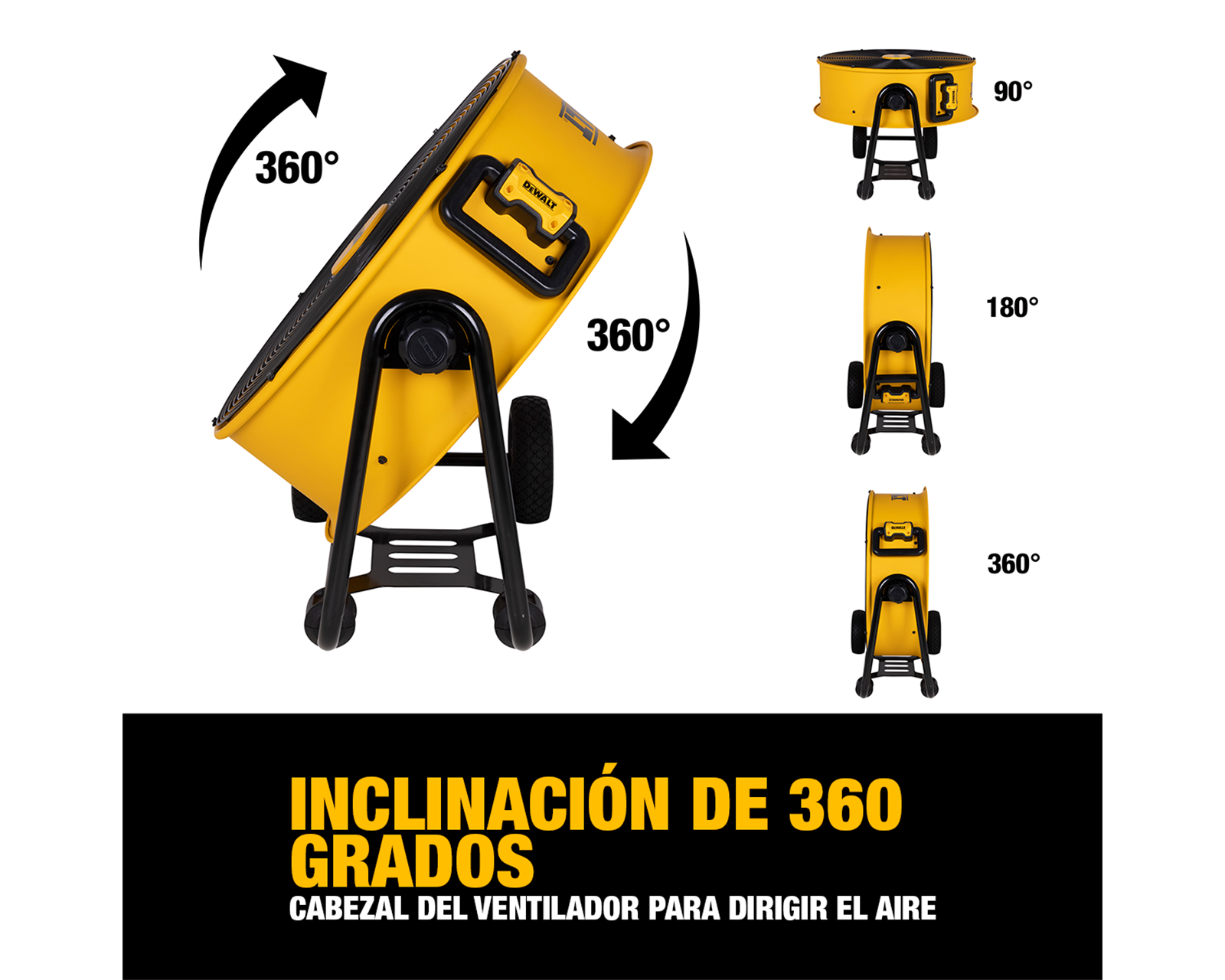 Foto 9 pulgar | Ventilador Industrial Silencioso Dewalt Dxf2491 24'' 120 V