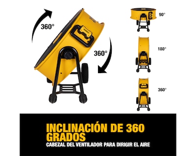 Foto 8 | Ventilador Industrial Silencioso Dewalt Dxf2491 24'' 120 V