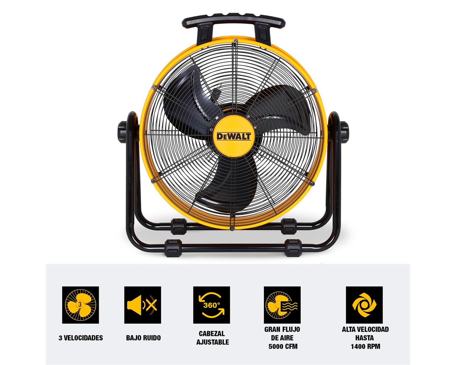 Foto 3 pulgar | Ventilador Industrial Silencioso Dewalt Dxf2043-b3 20'' 120 V