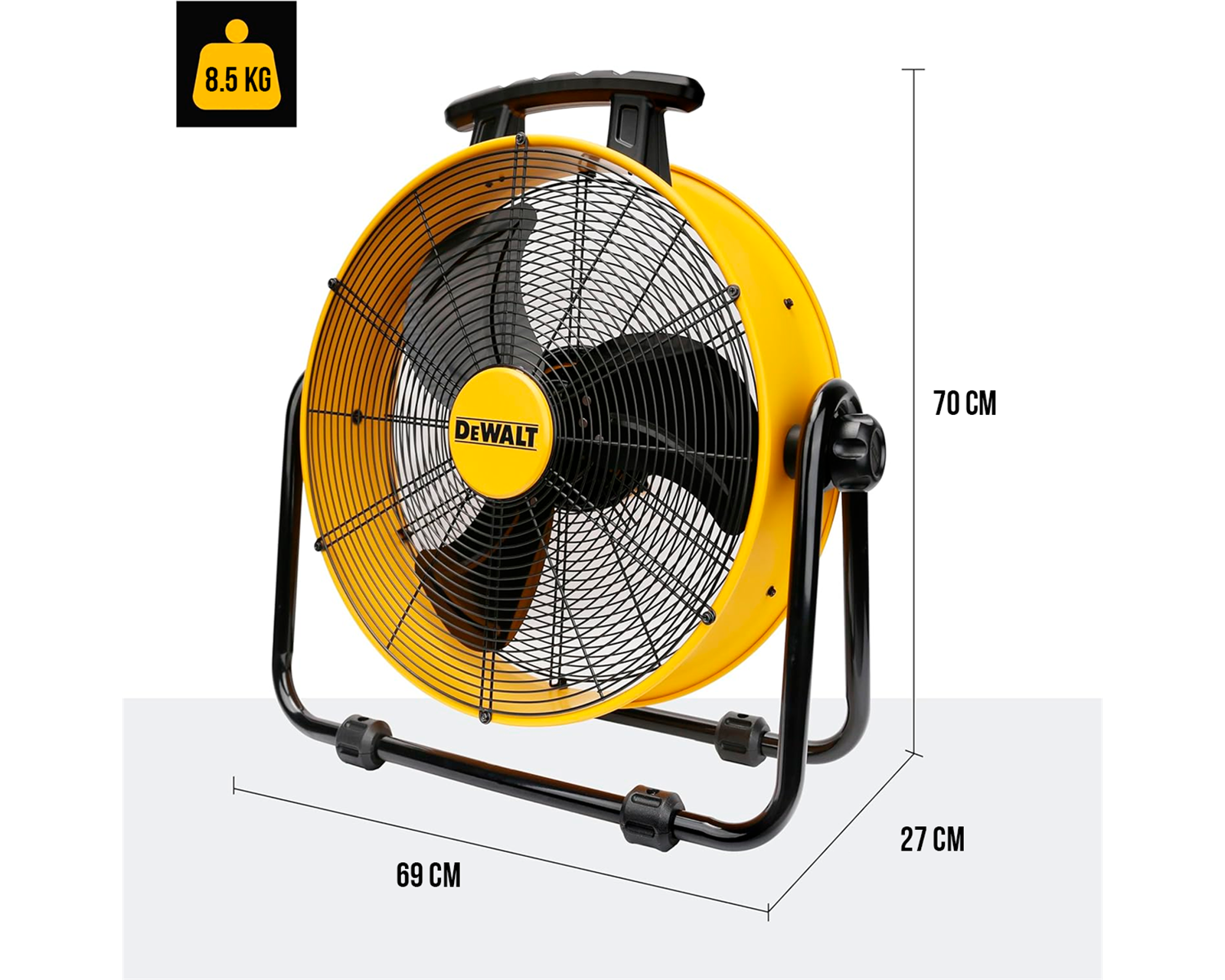 Foto 7 pulgar | Ventilador Industrial Silencioso Dewalt Dxf2043-b3 20'' 120 V
