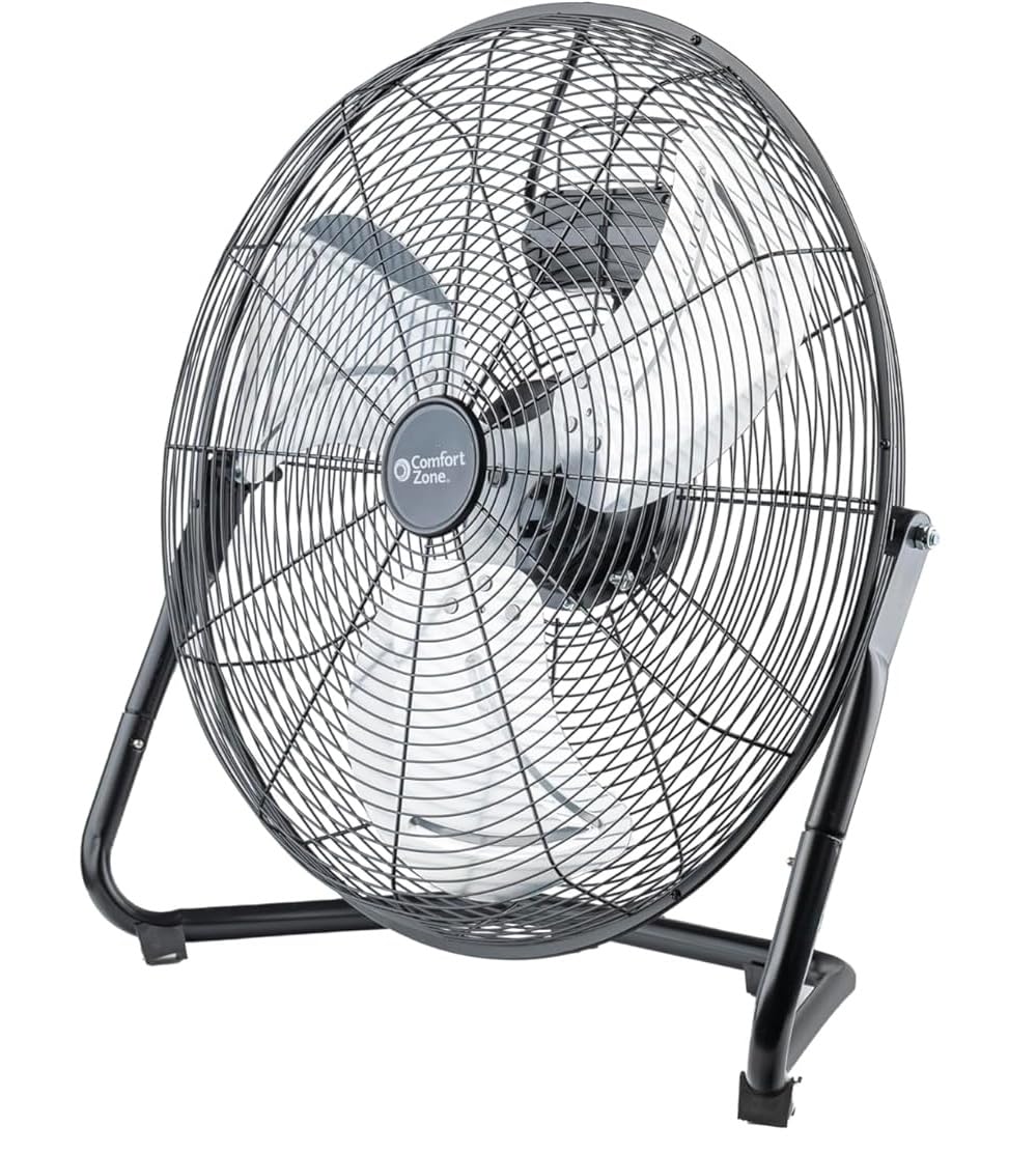 Ventilador De Suelo Comfort Zone De Alta Velocidad  50 Cm  3 Velocidades - Venta Internacional.