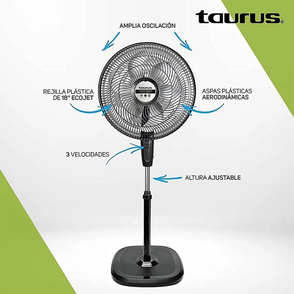 Foto 2 | Ventilador de Pedestal Taurus 2 en 1