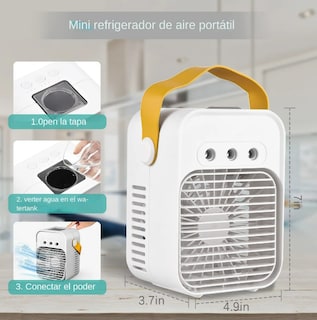 Foto 2 | Enfriador Portatil Xtellar Único Con Humidificador Y Luz Nocturna