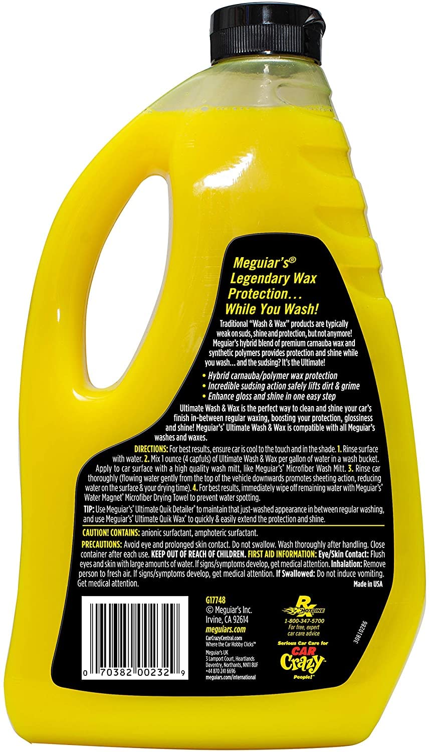 Foto 3 pulgar | Detergente Para Lavado De Autos Meguiar's Ultimate Wash & Wax  1 42 L - Venta Internacional.
