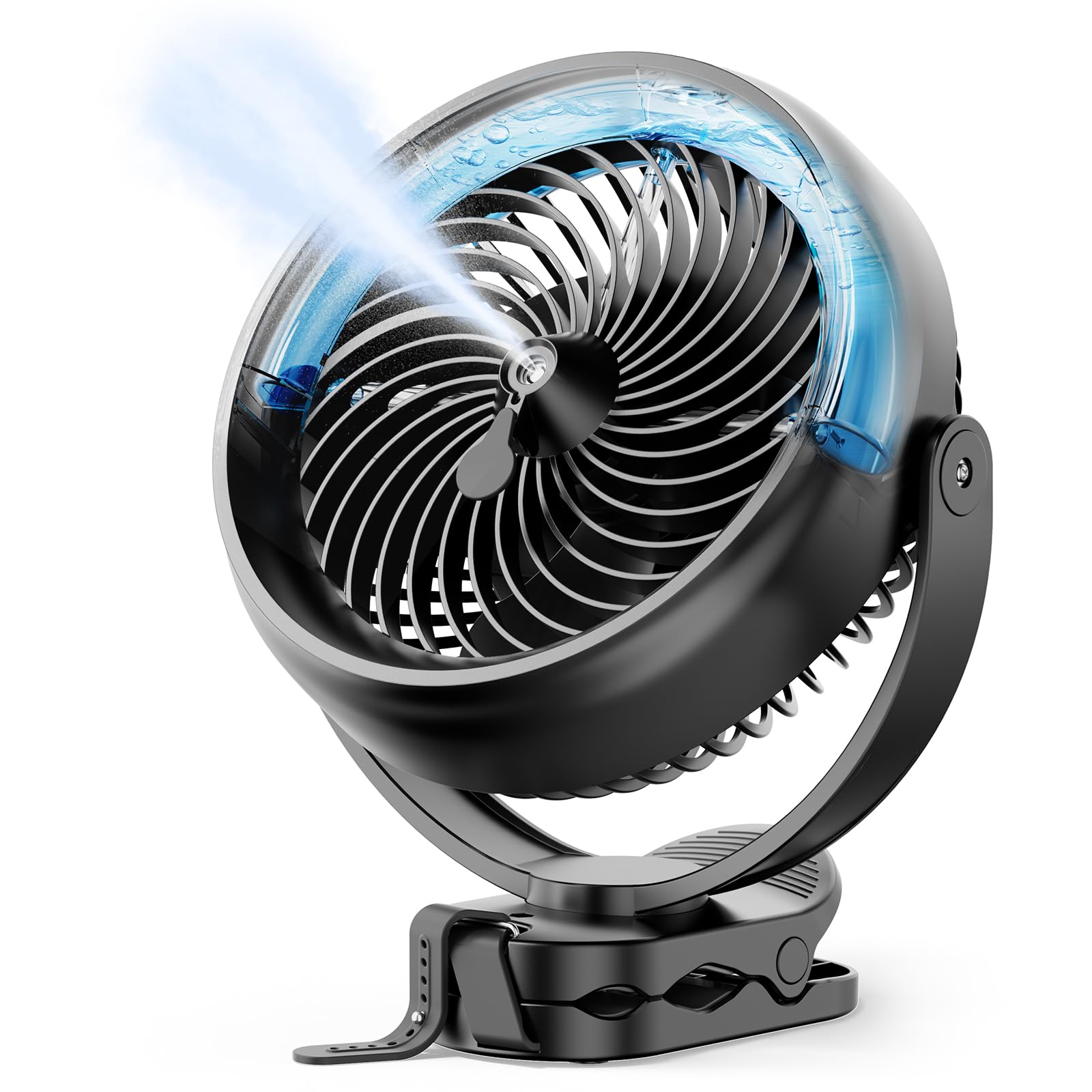 Ventilador Nebulizador Koonie  Batería De 10000 Mah  8 Pulgadas Con Tanque De 200 Ml  48 H - Venta Internacional.
