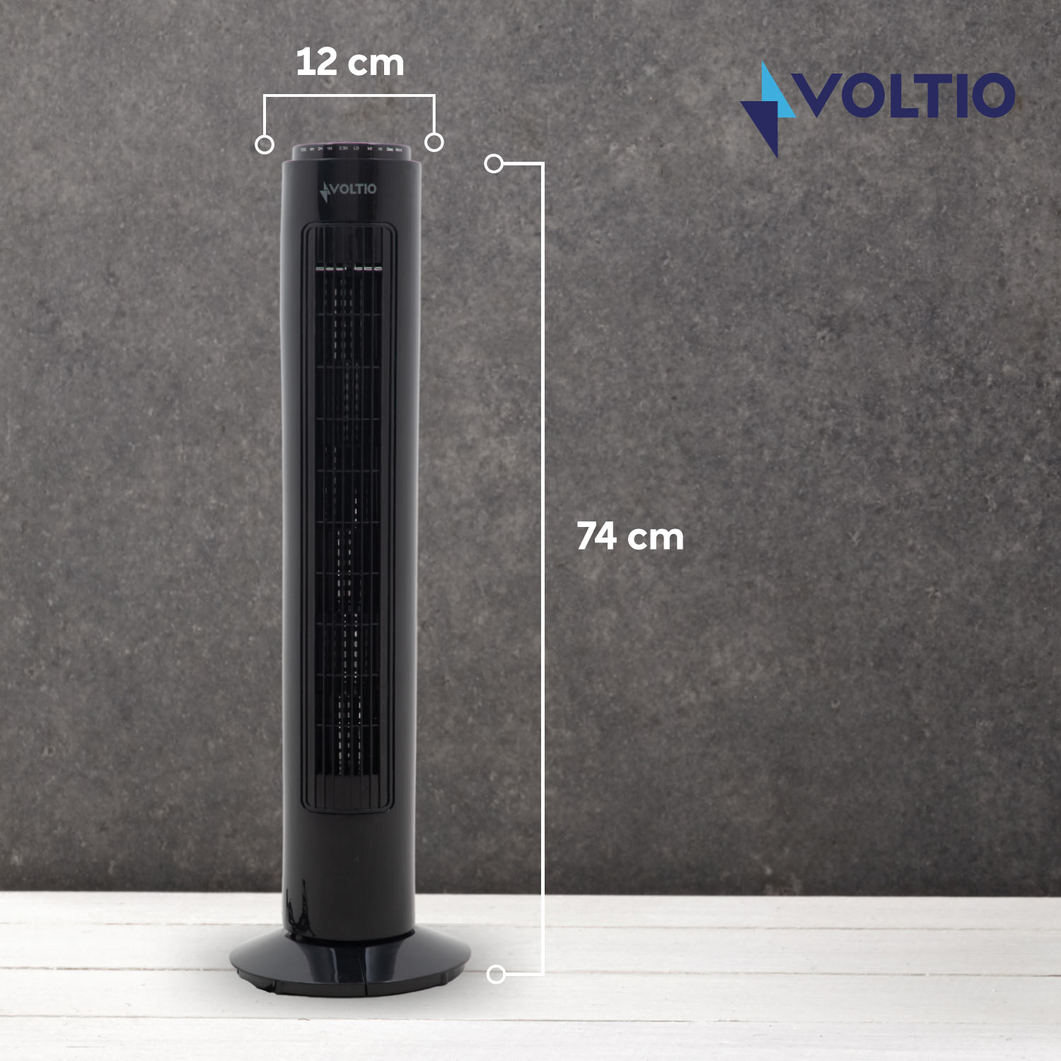 Foto 7 | Ventilador de Torre 29 Pulgadas Voltio con Control Remoto