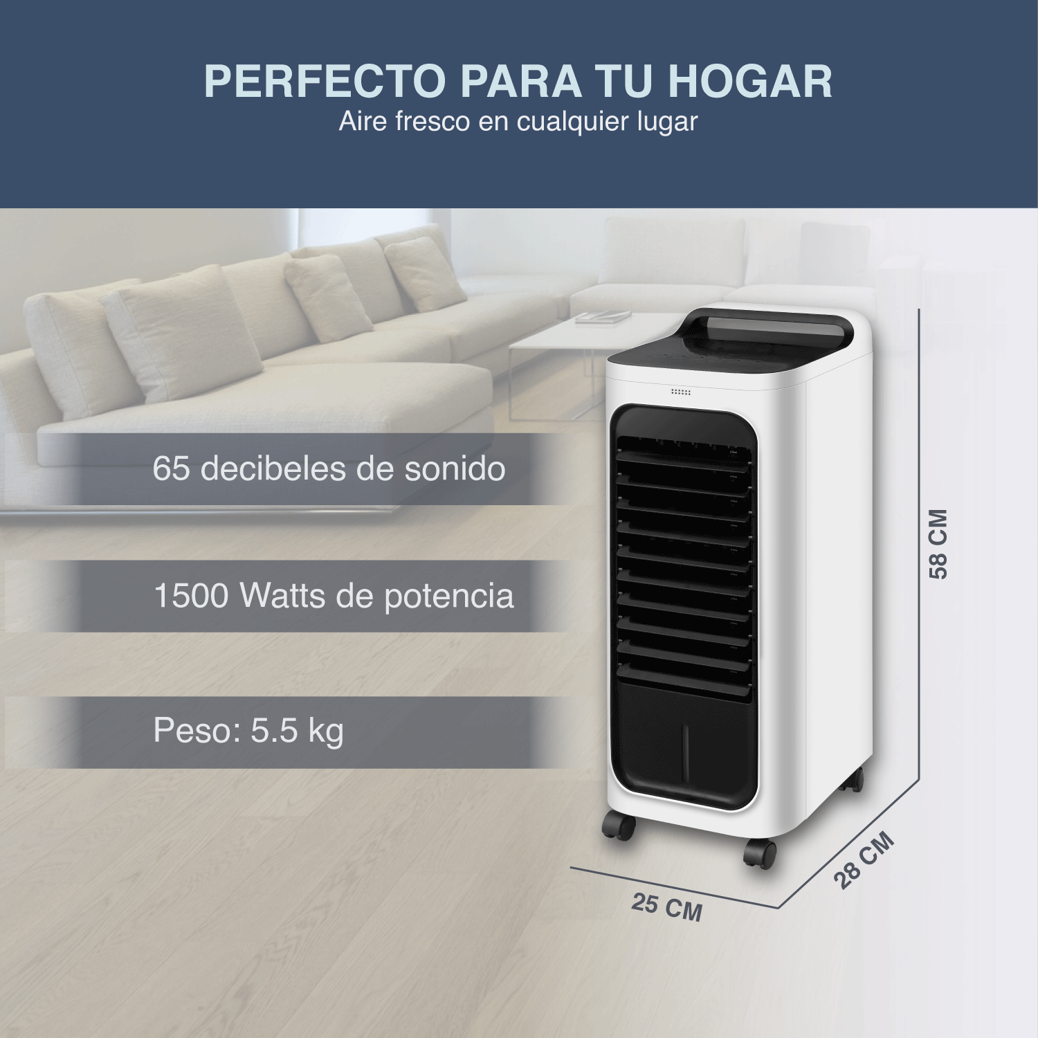 Foto 4 pulgar | Ventilador Enfriador y Calefactor Sky Care SC-EC1WH-4in1 4 Funciones en 1