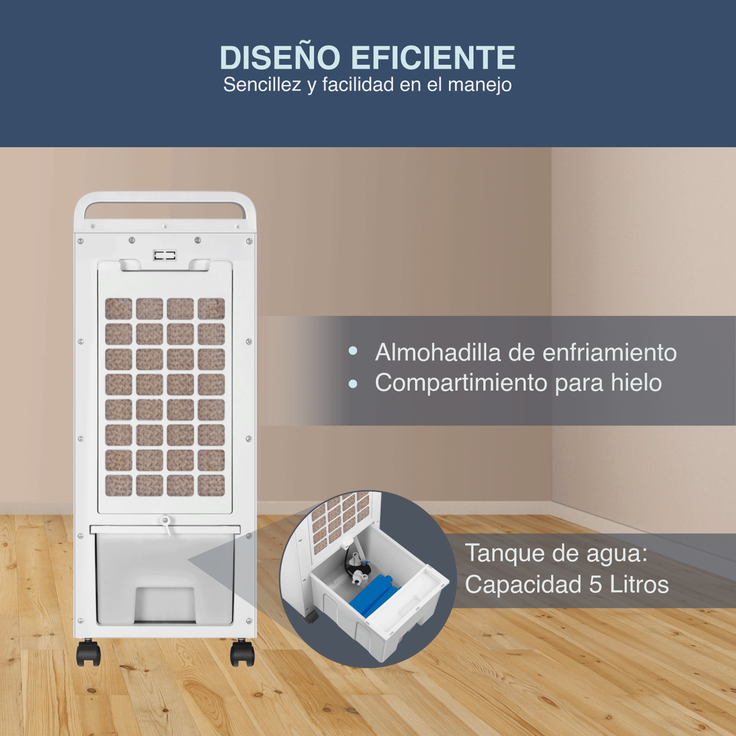 Foto 6 pulgar | Ventilador Enfriador y Calefactor Sky Care SC-EC1WH-4in1 4 Funciones en 1