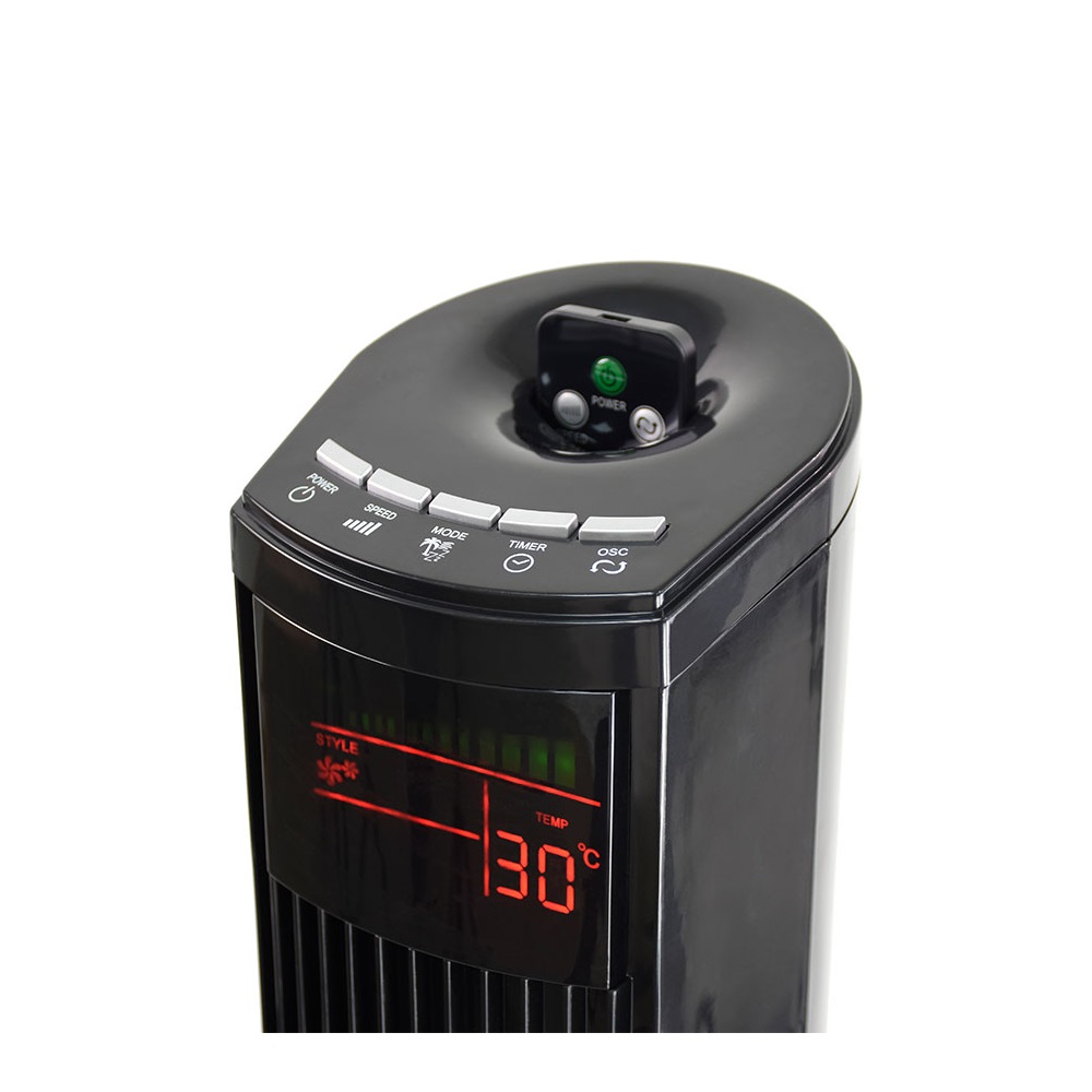 Foto 4 pulgar | Ventilador de Torre Control Remoto 46pulg color Negro 3v 3358 Mytek