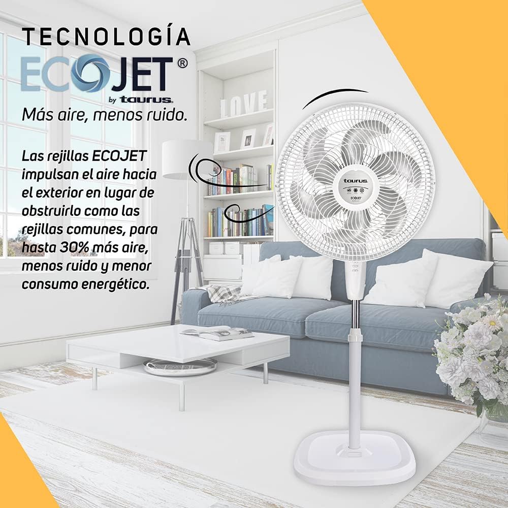 Foto 5 pulgar | Ventilador de Pedestal Taurus Sputnik 18 Pulgadas 3 Velocidades
