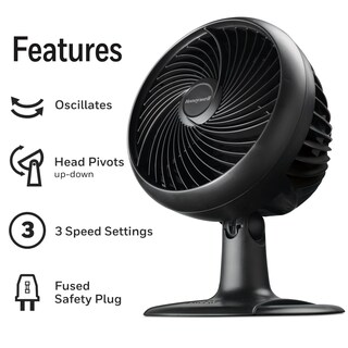 Foto 8 | Ventilador Honeywell Hpf860bwm Negro