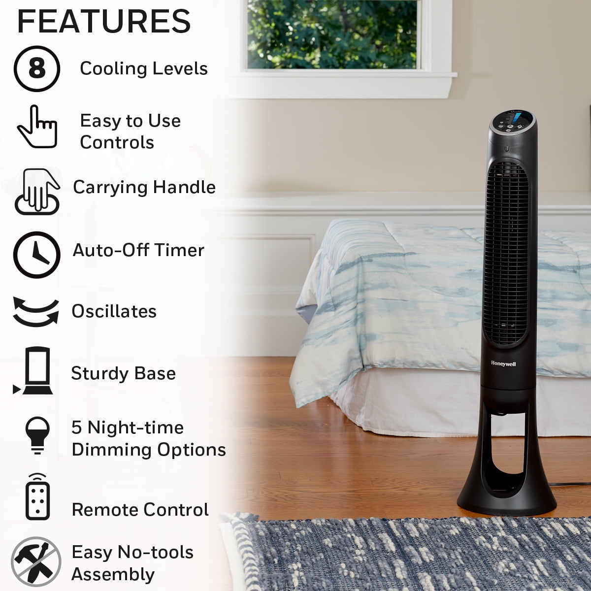 Foto 7 pulgar | Ventilador Honeywell Hyf260b Negro
