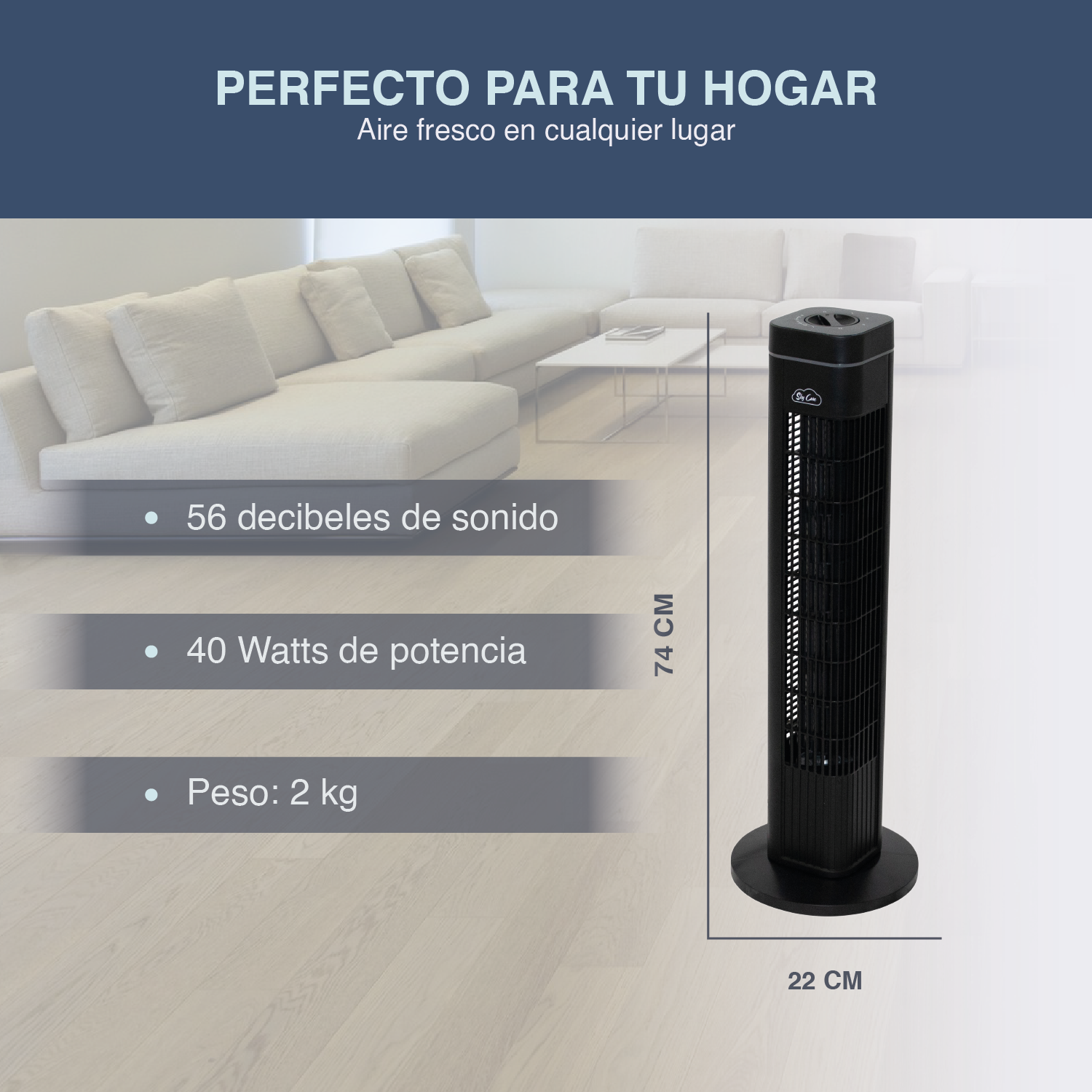 Foto 4 pulgar | Ventilador de Torre  Sky Care Essential SC-ABT29