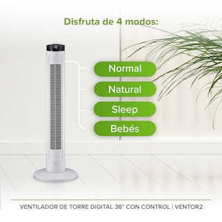 Foto 2 | Ventilador de Torre Avera Digital de 36"