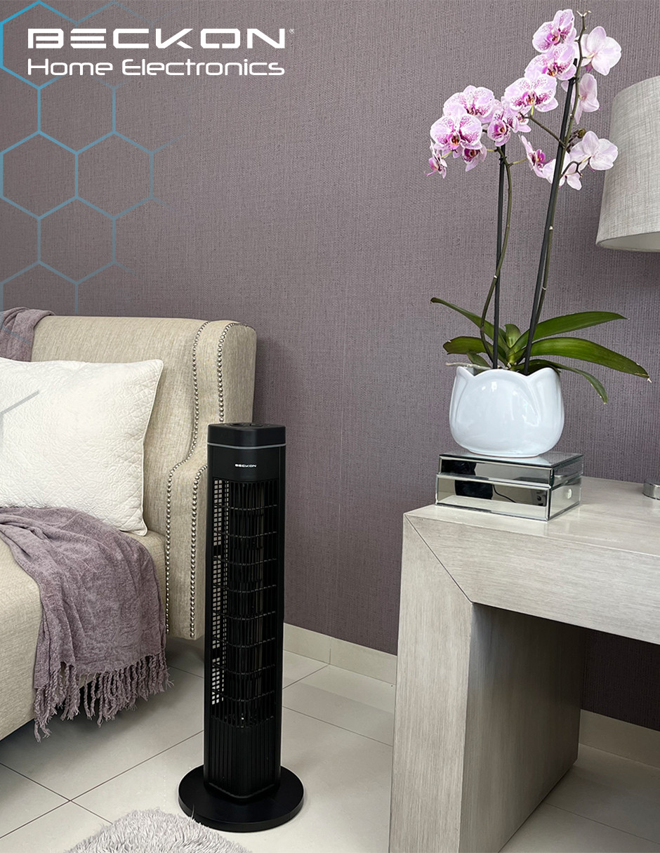 Foto 4 pulgar | Ventilador de Torre Beckon Bv7 Negro