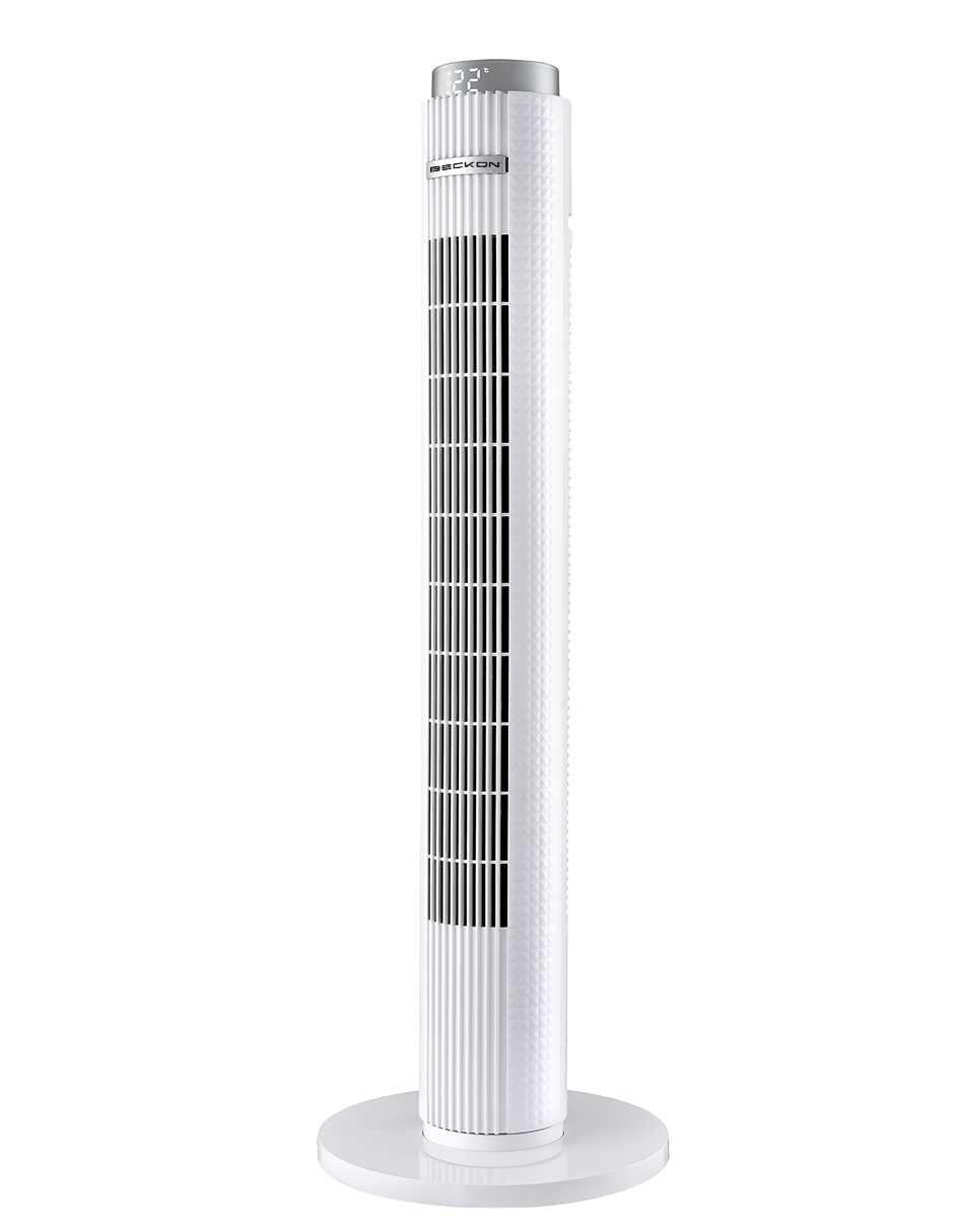 Ventilador de Torre Beckon Blanco con Control Remoto