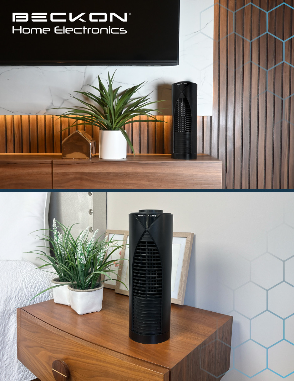 Foto 5 pulgar | Ventilador de Torre Beckon de 3 Velocidades