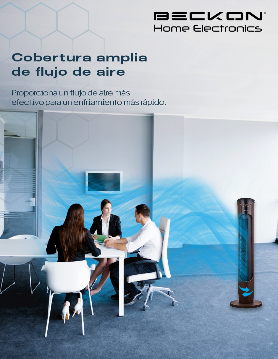 Foto 9 pulgar | Ventilador de Torre Beckon Grande Big Flow con Ionizador