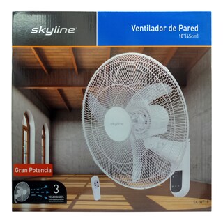 Foto 3 | Ventilador de Pared Skyline de 18 de Gran Potencia 80w