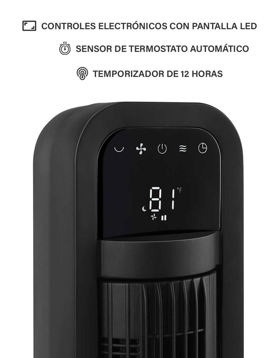 Foto 4 | Ventilador de Torre 4 Velocidades con Pantalla de Temperatura Led Omnibreeze