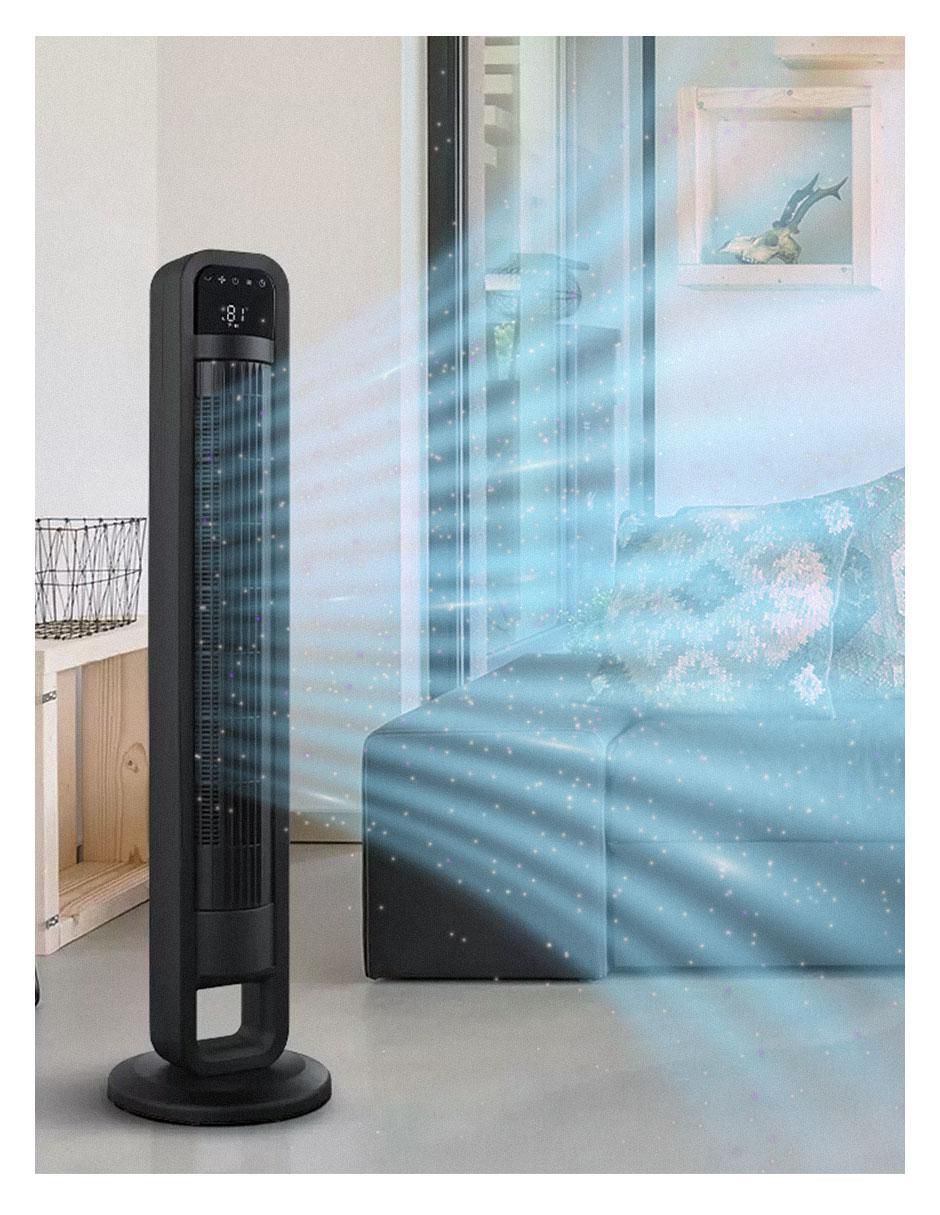 Foto 6 | Ventilador de Torre 4 Velocidades con Pantalla de Temperatura Led Omnibreeze