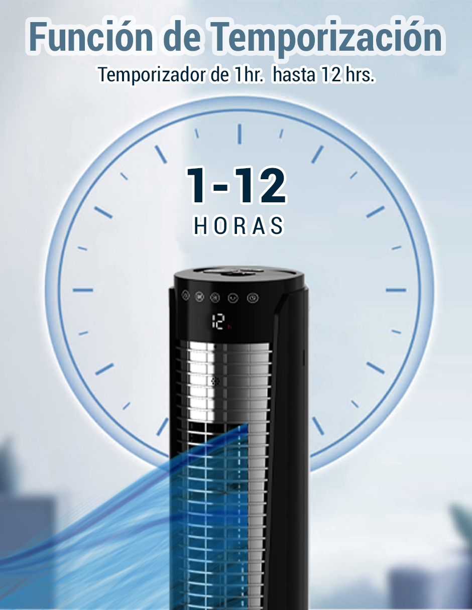 Foto 5 pulgar | Ventilador De Torre 42 Control Roosevelt Outdoors O17 Negro