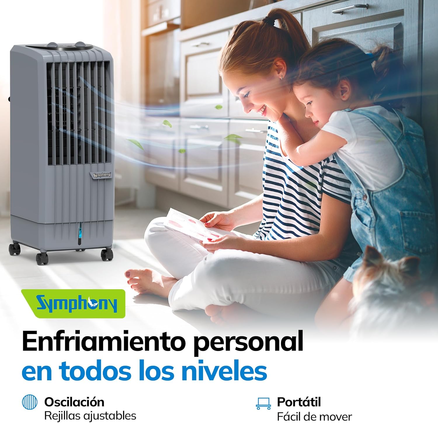 Foto 5 pulgar | Symphony Enfriador De Aire Evaporativo Portatil De 8 Litros Diet8t