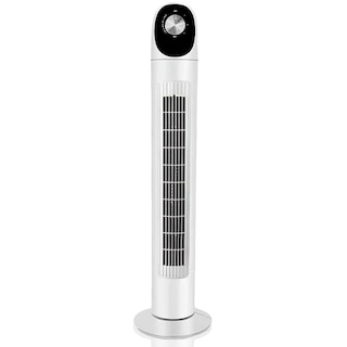 Foto 1 | Ventilador de Torre Oscilante Silencioso con Panel - Blanco